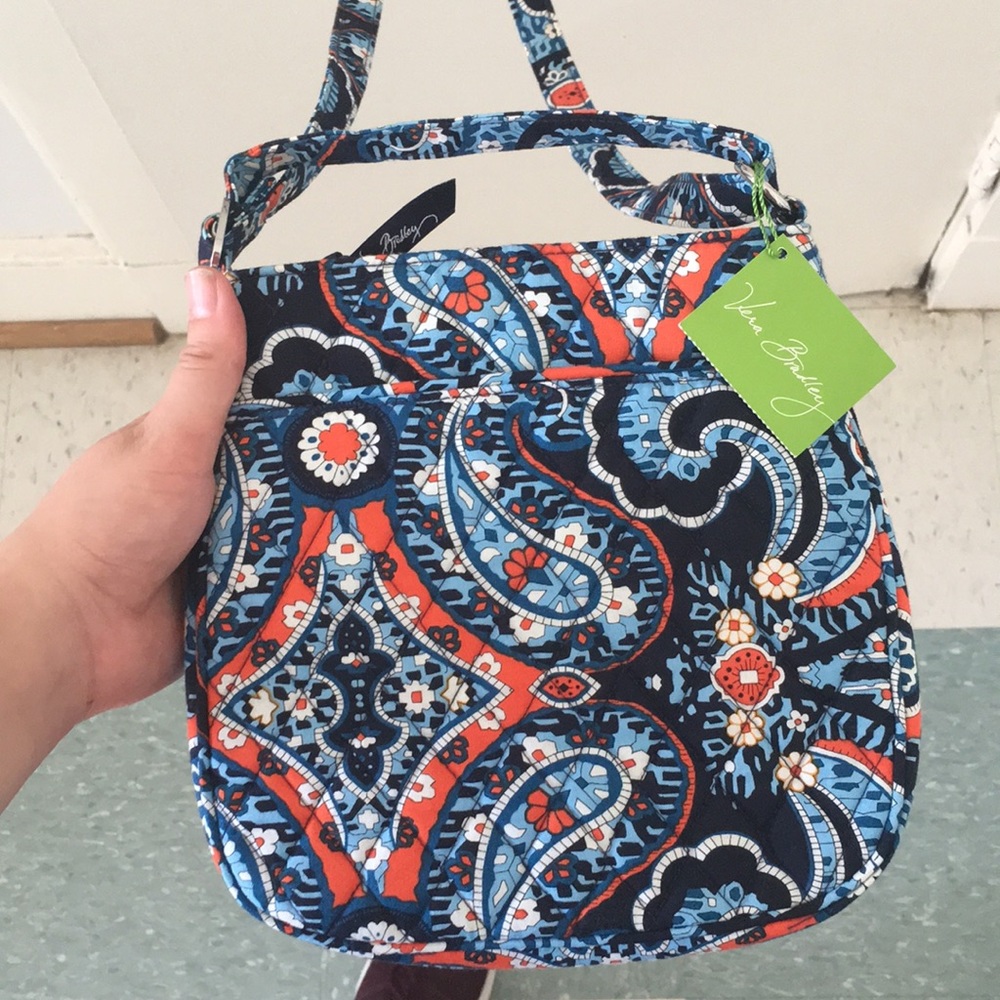 Vera Bradley Petite Doible Zip Hipster Handbag